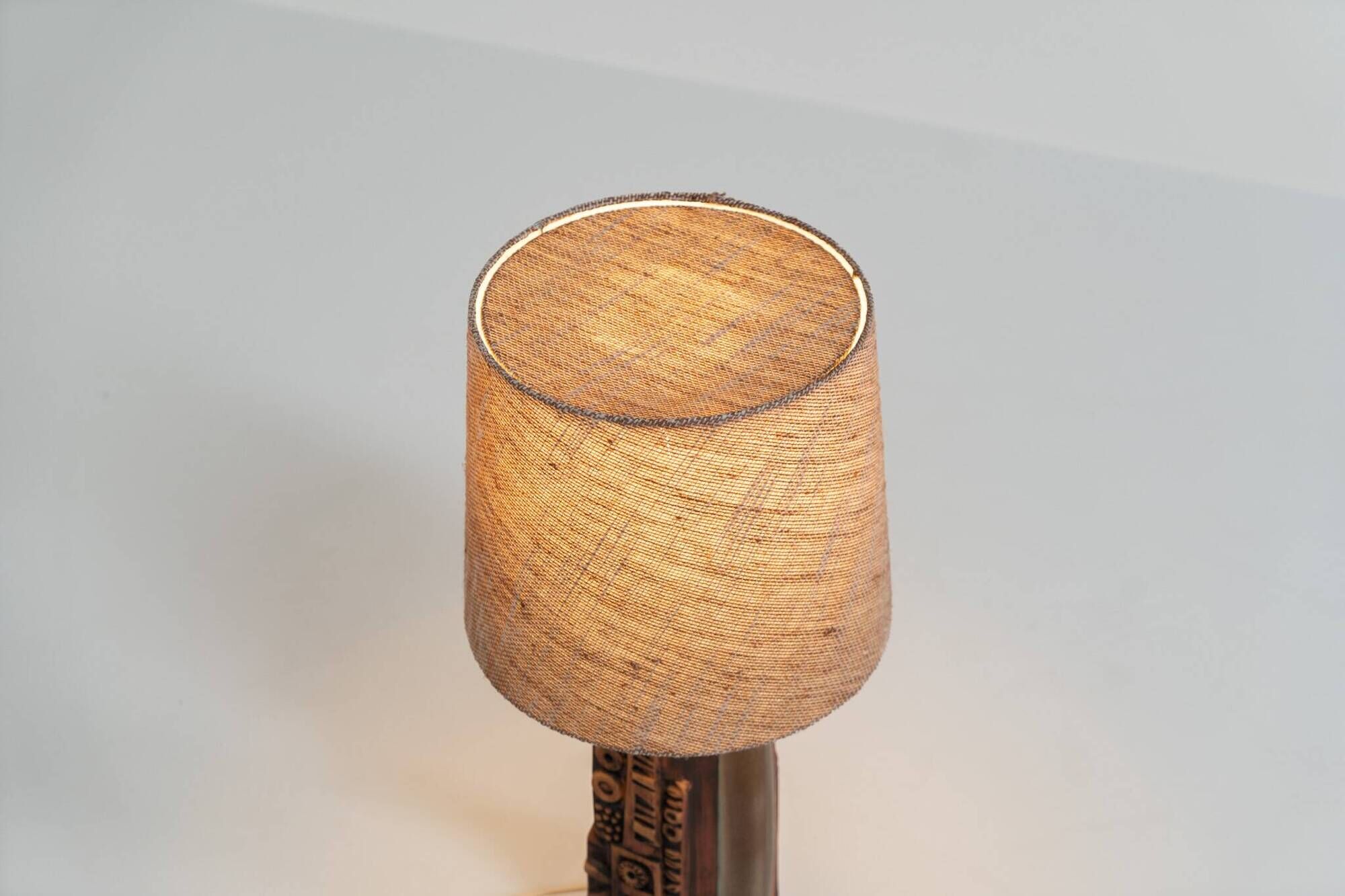 Sculptural “Kennegie” ceramic lamp by Peter Ellery for Tremaen
