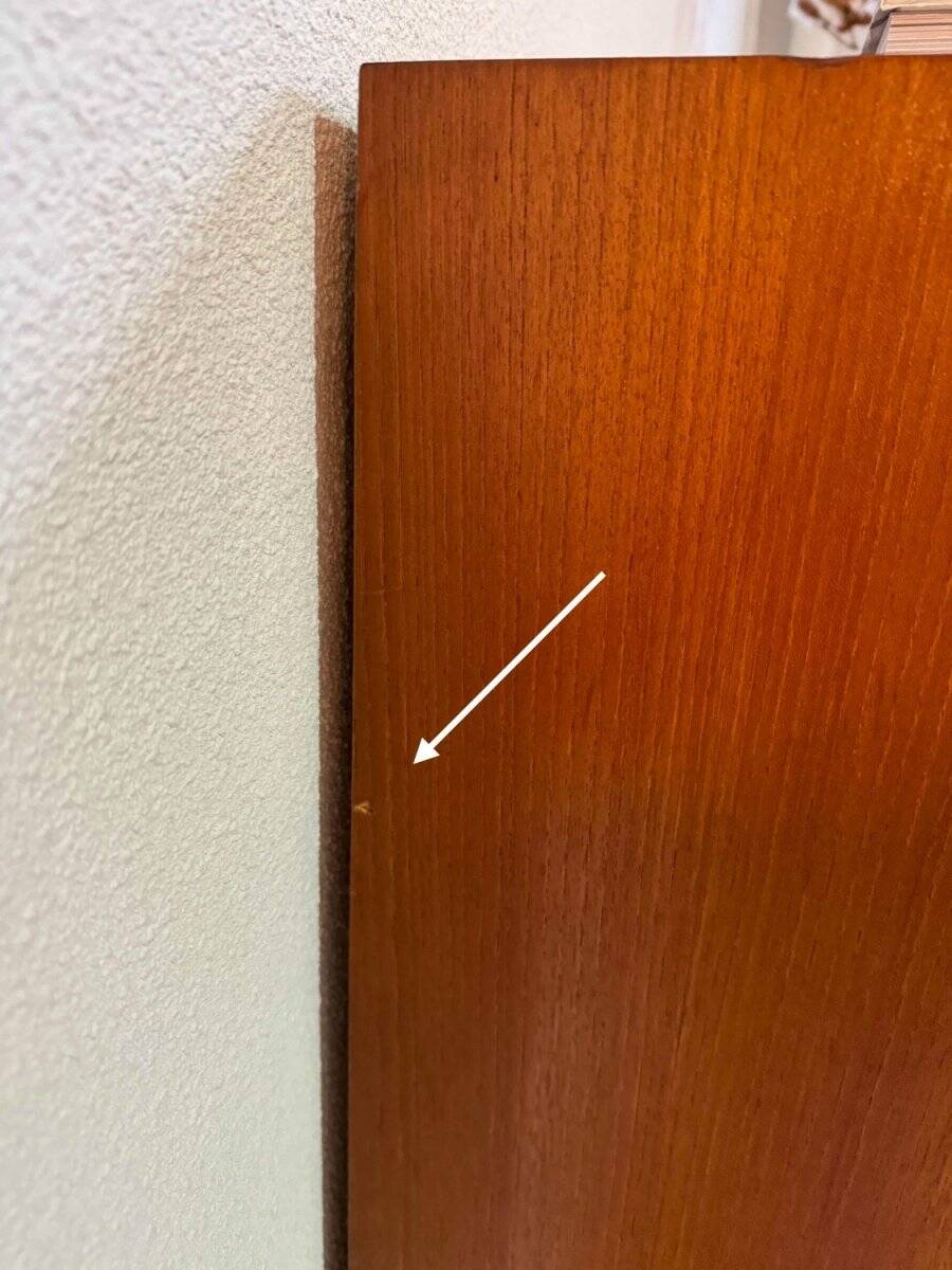 Armoire à tambour vintage en teck