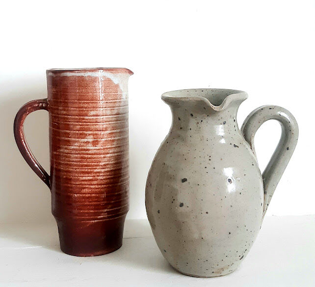 Vintage pyrite sandstone decanter