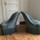 Pair toad armchairs