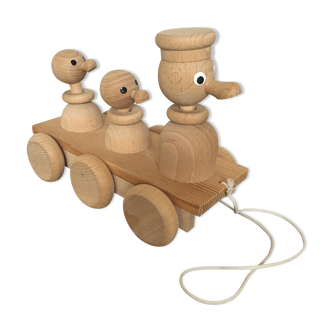 Ducks to shoot in wood