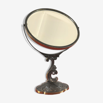 Miroir de table psyché design années 50 - 60