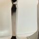 Pair of vintage cast aluminum candlesticks