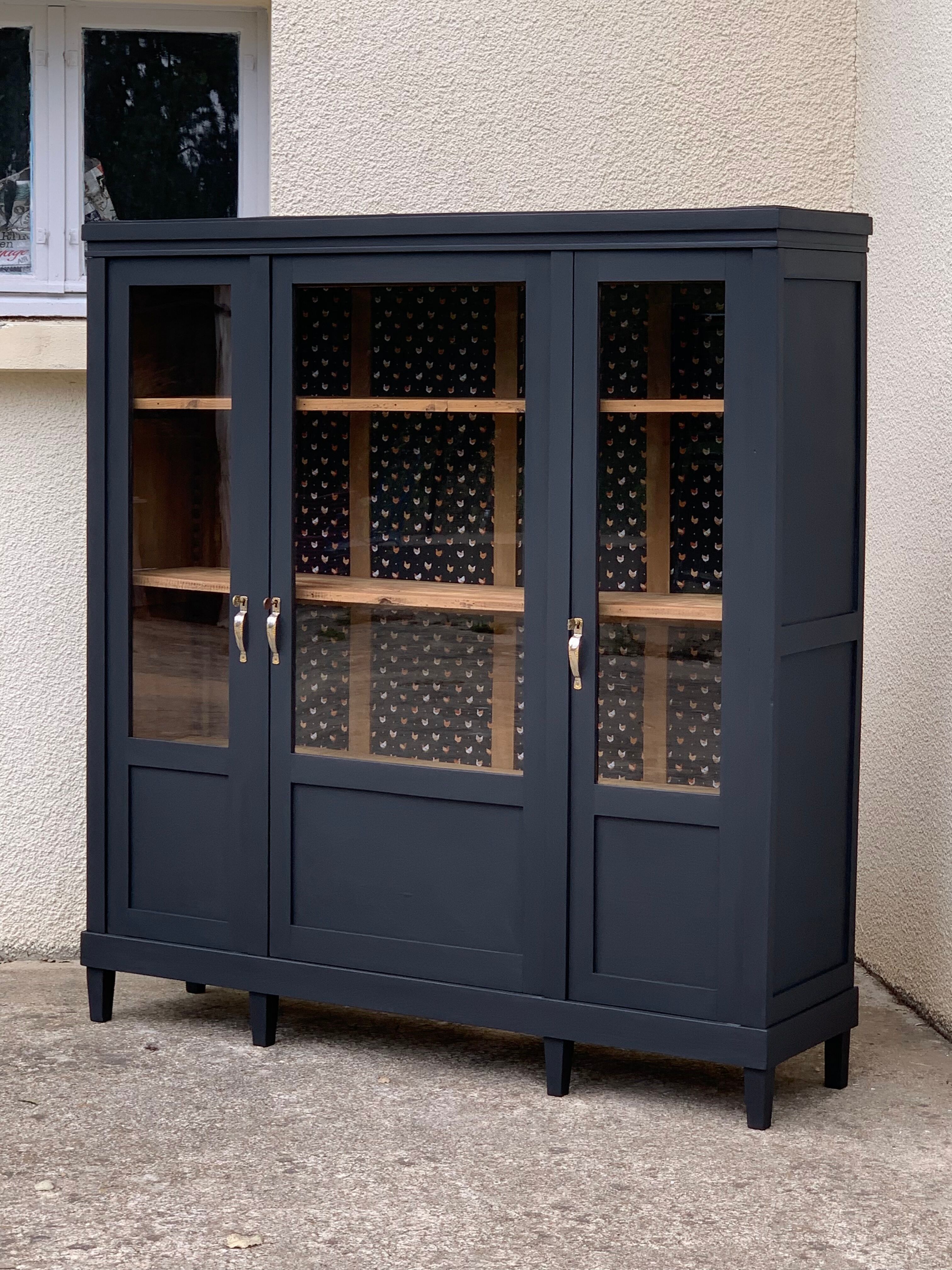 Removable glass cabinet art deco 1930