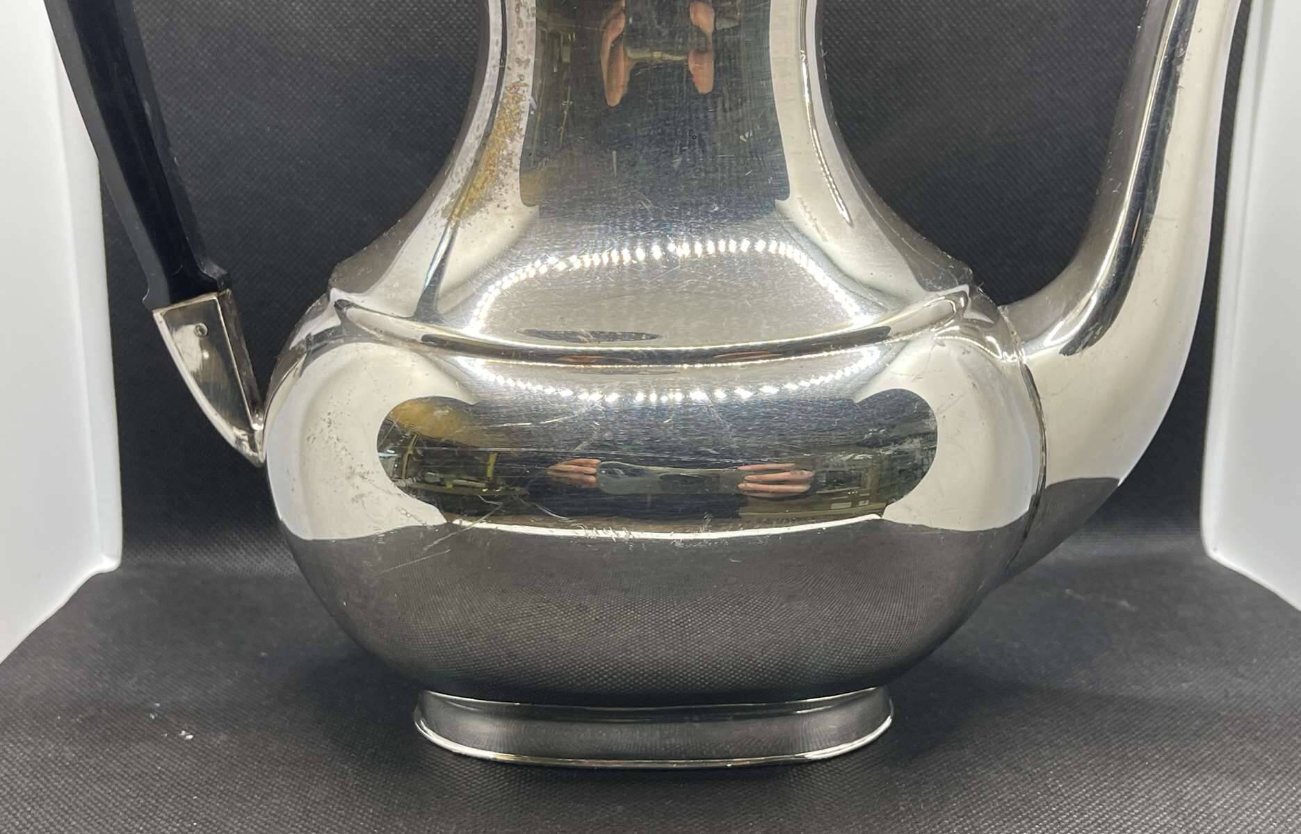 English silver metal jug from the 1930s
