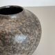 Set of 2 Multi-Color Fat Lava Op Art Pottery Vase Made Bay Ceramics, Germany