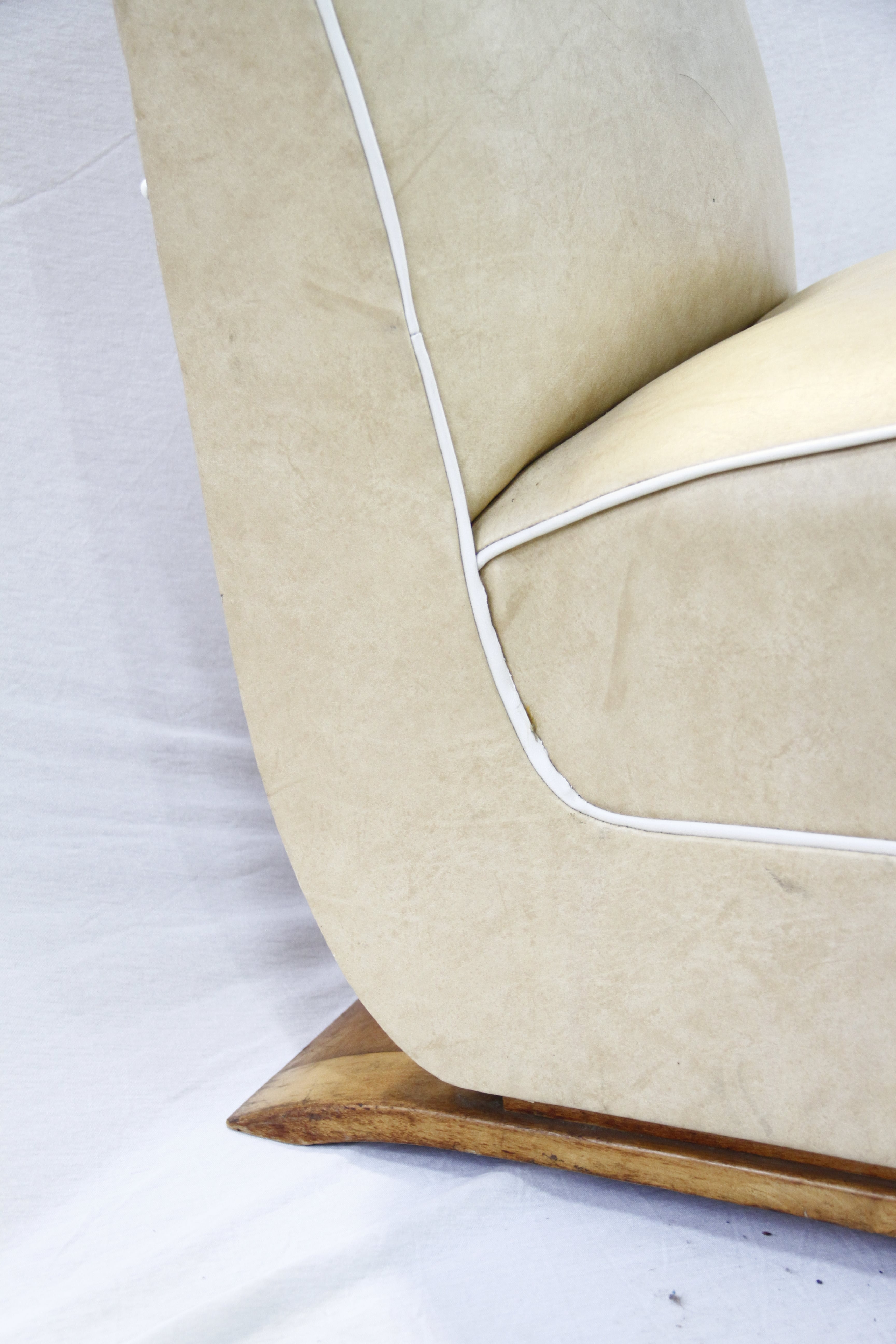 Fauteuil club art déco