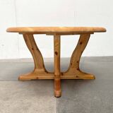 Vintage pine coffee table by Burchardt Nielsen, 1970s.