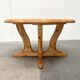 Table basse vintage en pin danois de Burchardt Nielsen, années 1970