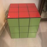 Vintage coffee table rubik's cube sofa tip faience tile
