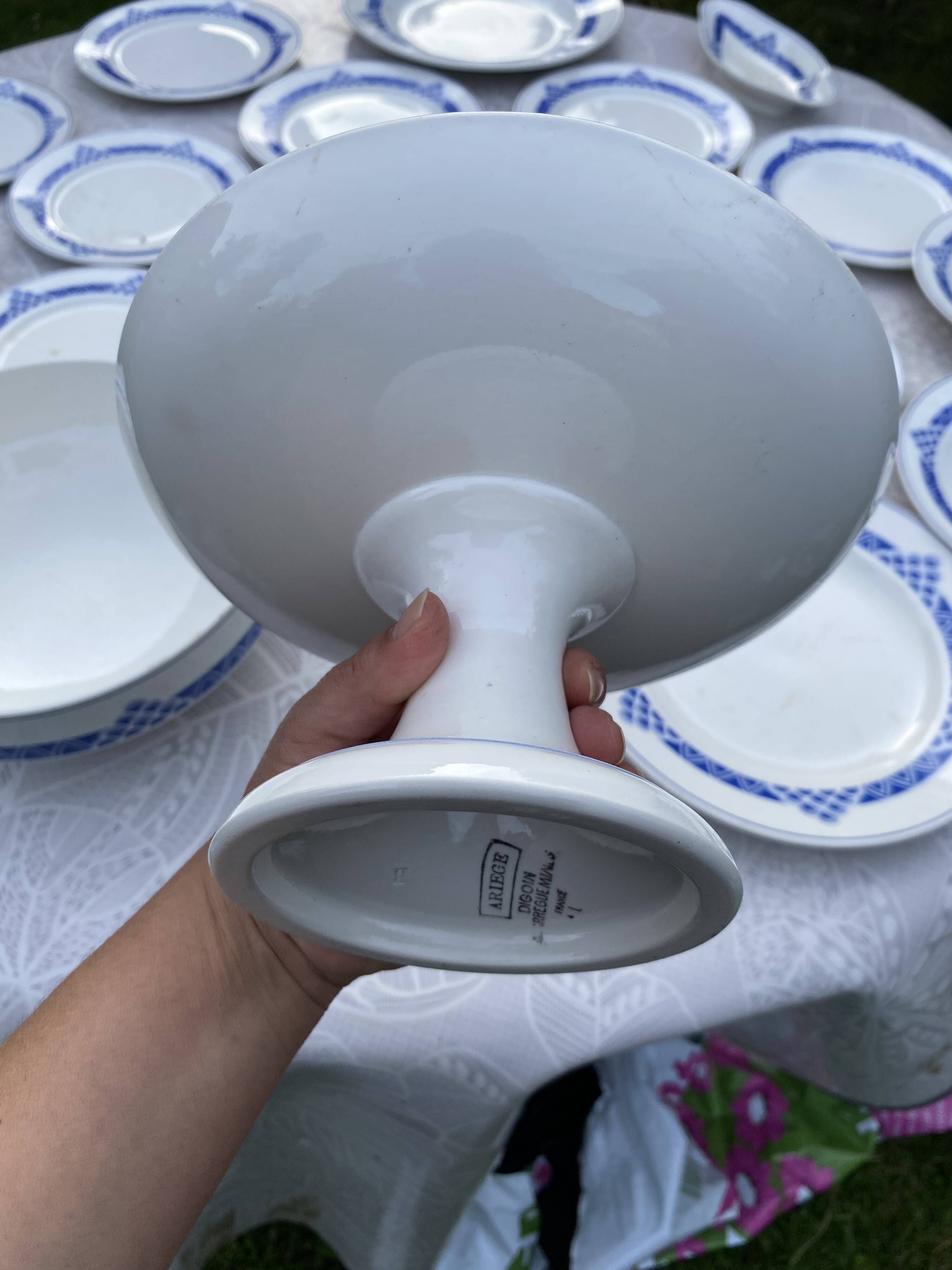 Magnifique Service de Table Vintage – Modèle "Ariège" (Digoin Sarregue