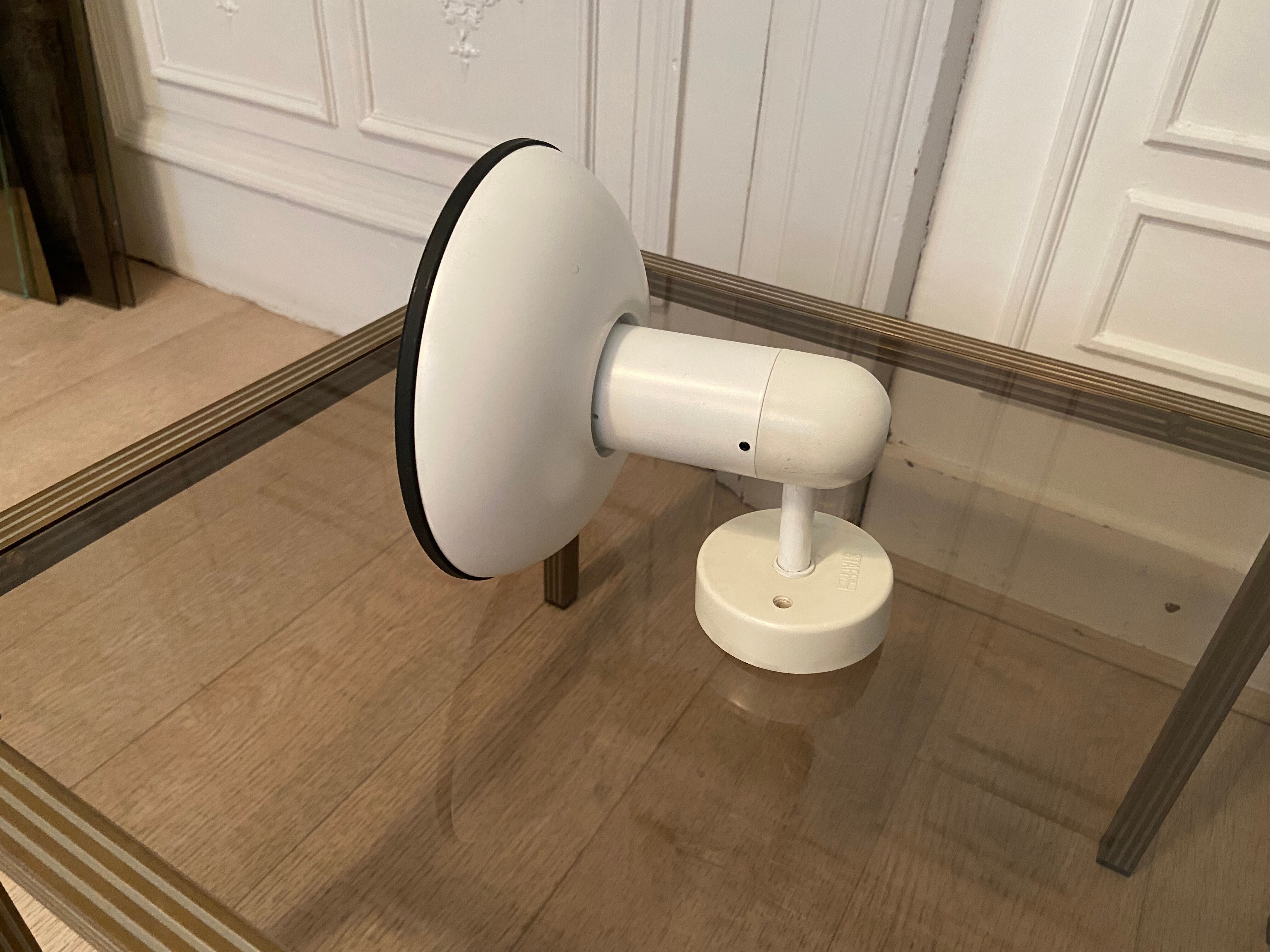 White wall lamp by Staff Lightening, Germany, 1980