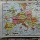 Old school map Vidal Lablache 312 Political and geographical Europe