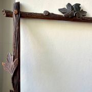 Antique Frame carved wood measurements 49 cm x 39 cm