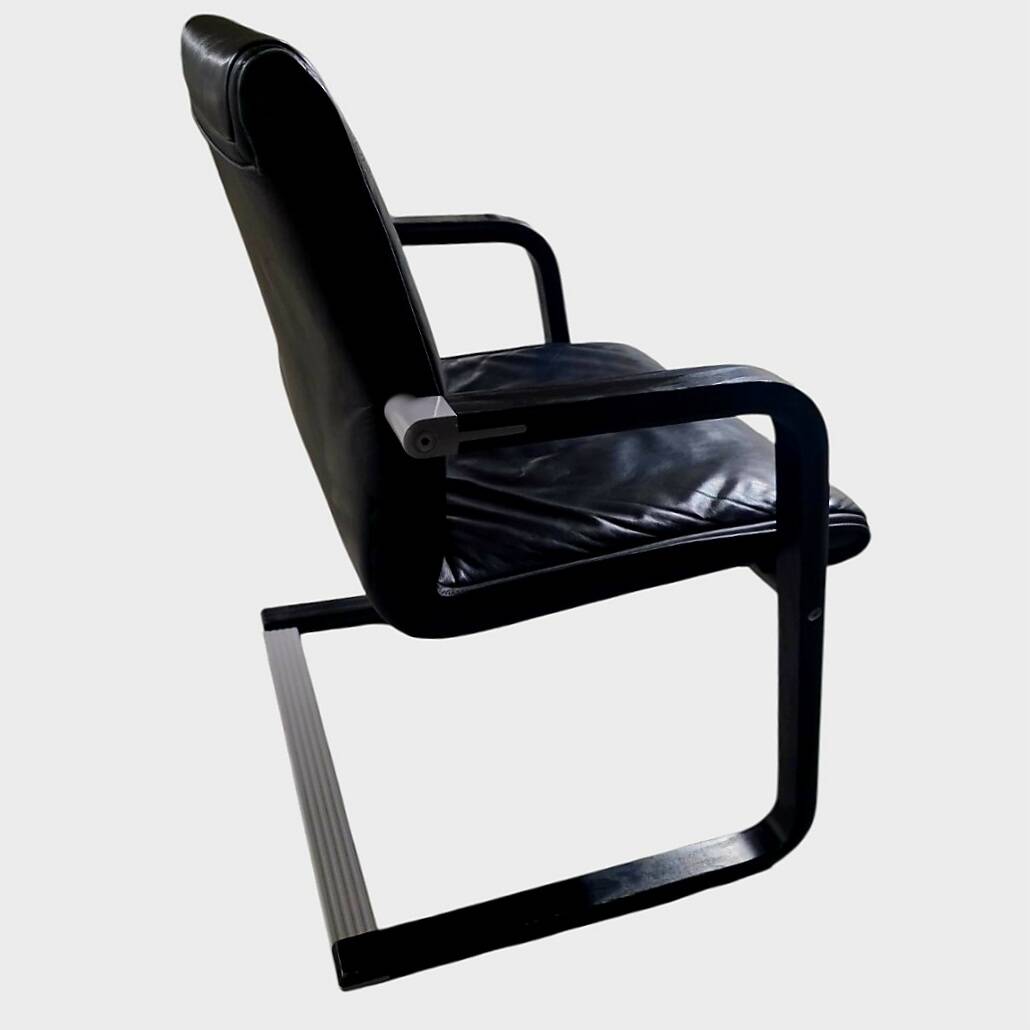 Wilkhahn Leather Office Chair - Circa 1970