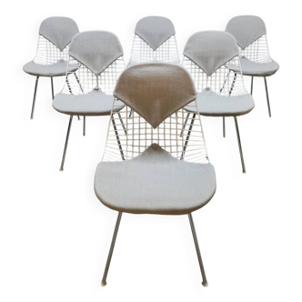 Vintage wire Bikini chairs Charles & Ray Eames Herman Miller 1960s