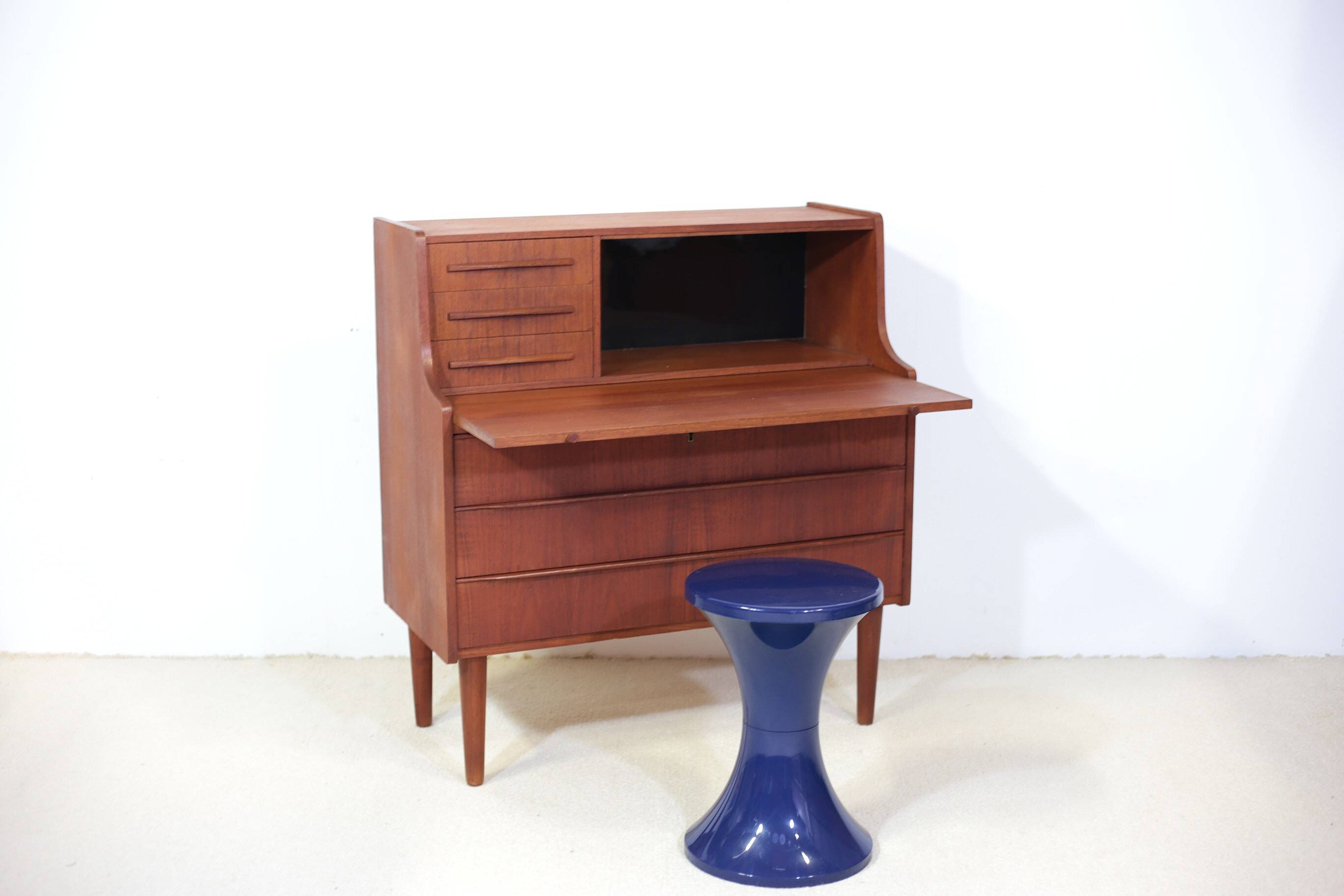 Danish teak secretary