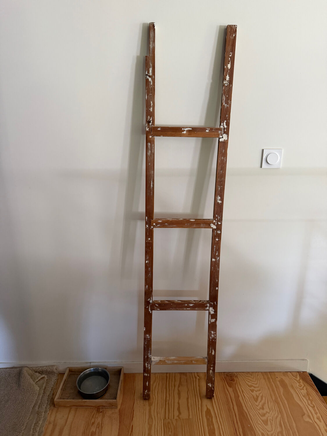 Decorative wooden ladder