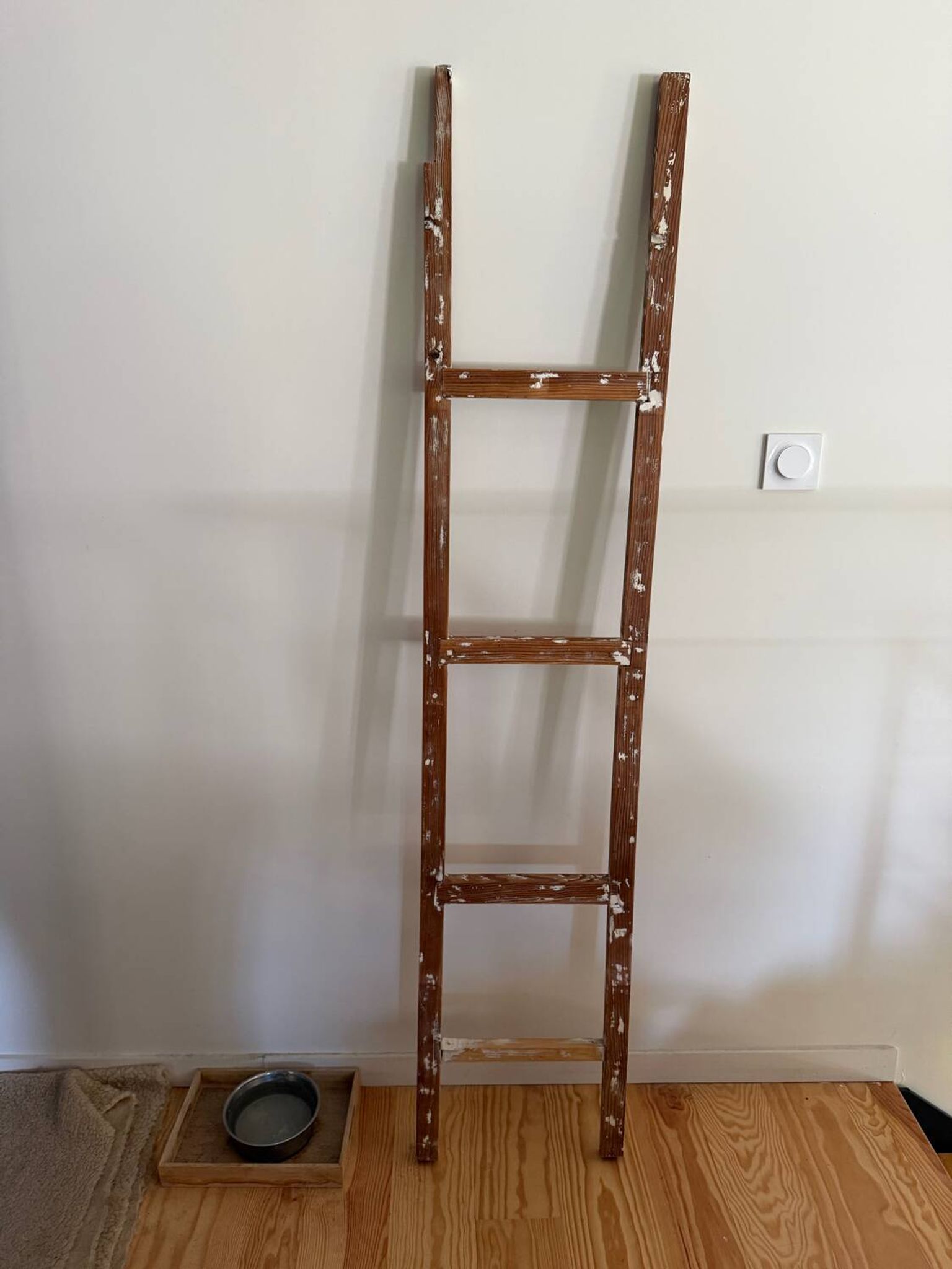 Decorative wooden ladder