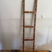 Decorative wooden ladder