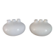 Pair of vintage crackled design soliflore vases