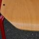 Set of 4 Design Chairs Rio Fröscher 1985 Postmodern Red Wood