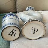 Set of 5 ceramic bottles by Roger Capron, Vallauris, circa 1960