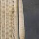 Set of two vintage design chairs by Franco Albini for Tecta, chrome and rattan