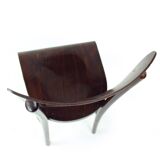 Chaise en bois courbé, Tchécoslovaquie 1950