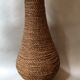 Vase en osier rotin XXL 1960