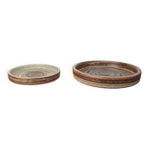 Mid-Century Modern Danish Studio Pottery Bowls by Tue Poulsen for Tue Keramik, 1960s, Set of 2