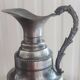 Antique Italian glass ewer carafe