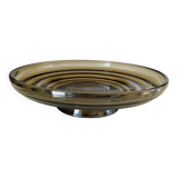 Vintage smoked glass bowl