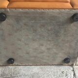 Roche Bobois leather armchair - cognac - 1990