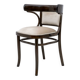Thonet Austrian Curved Wood Armrests Chair, 1920s