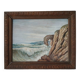 Painting on wood "seaside"