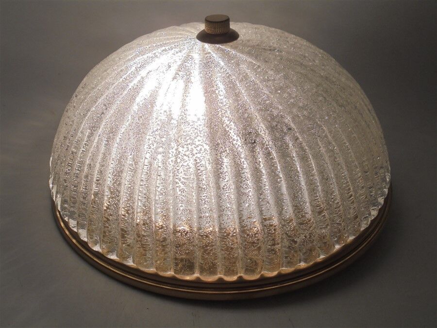 Bubbled glass ceiling lamp