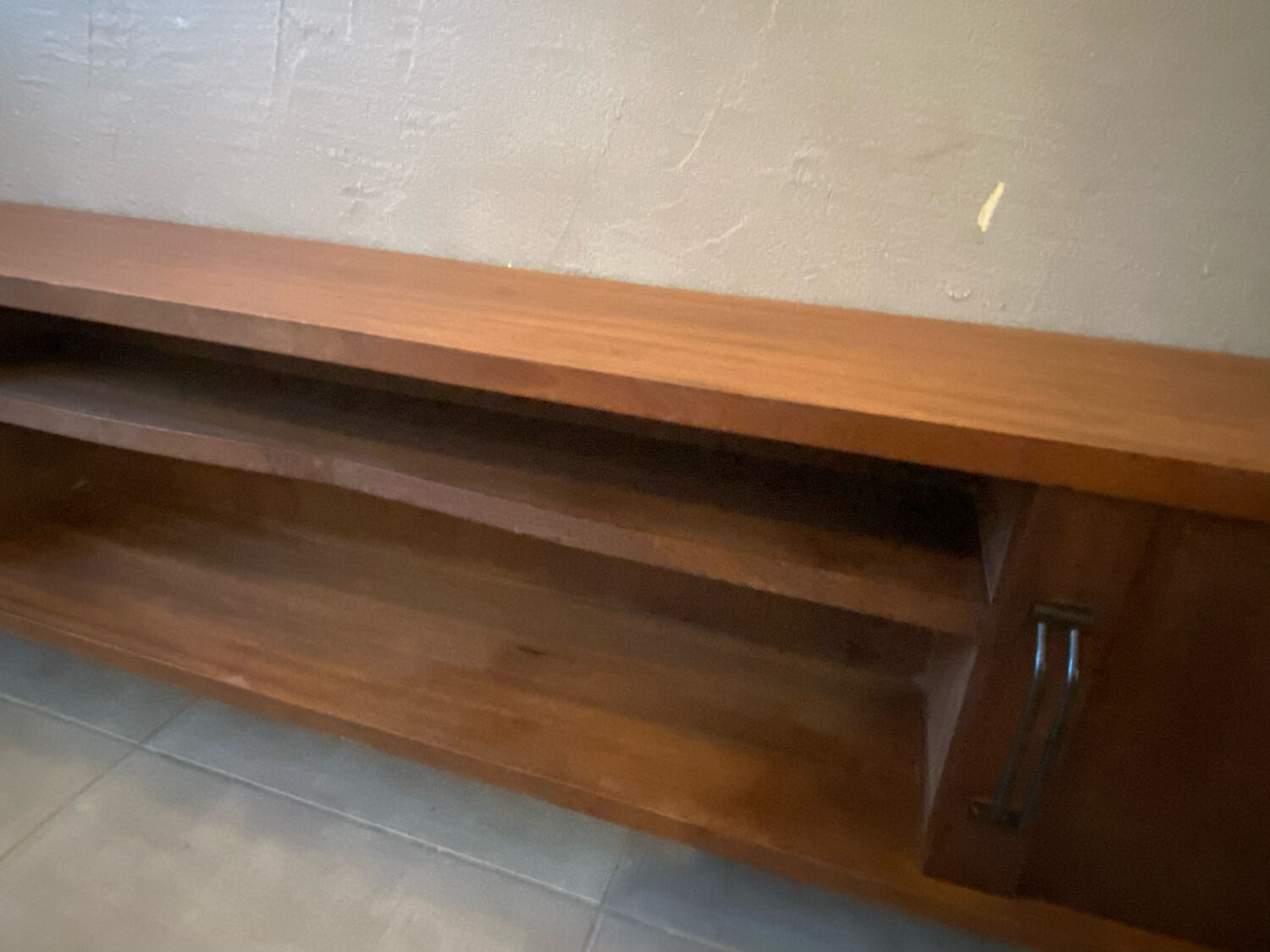 Vintage wooden row
