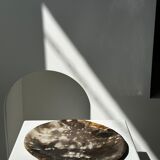 Dish in petrified wood
