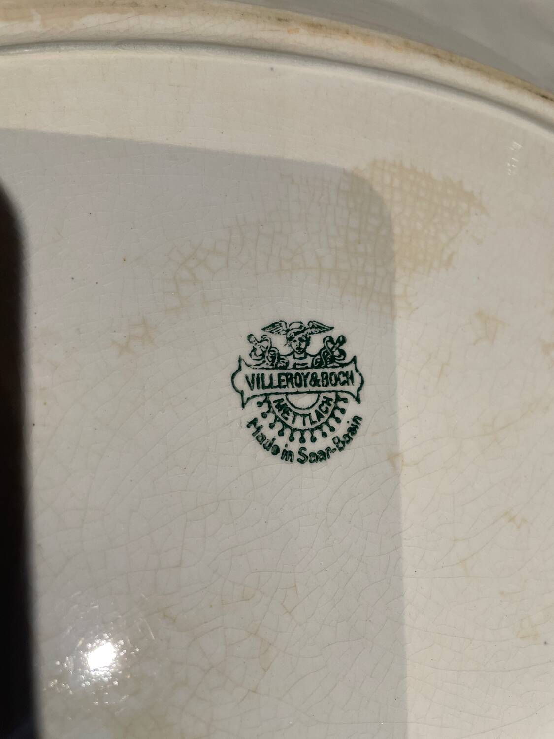 Mettlach serving dish, Villeroy&Boch