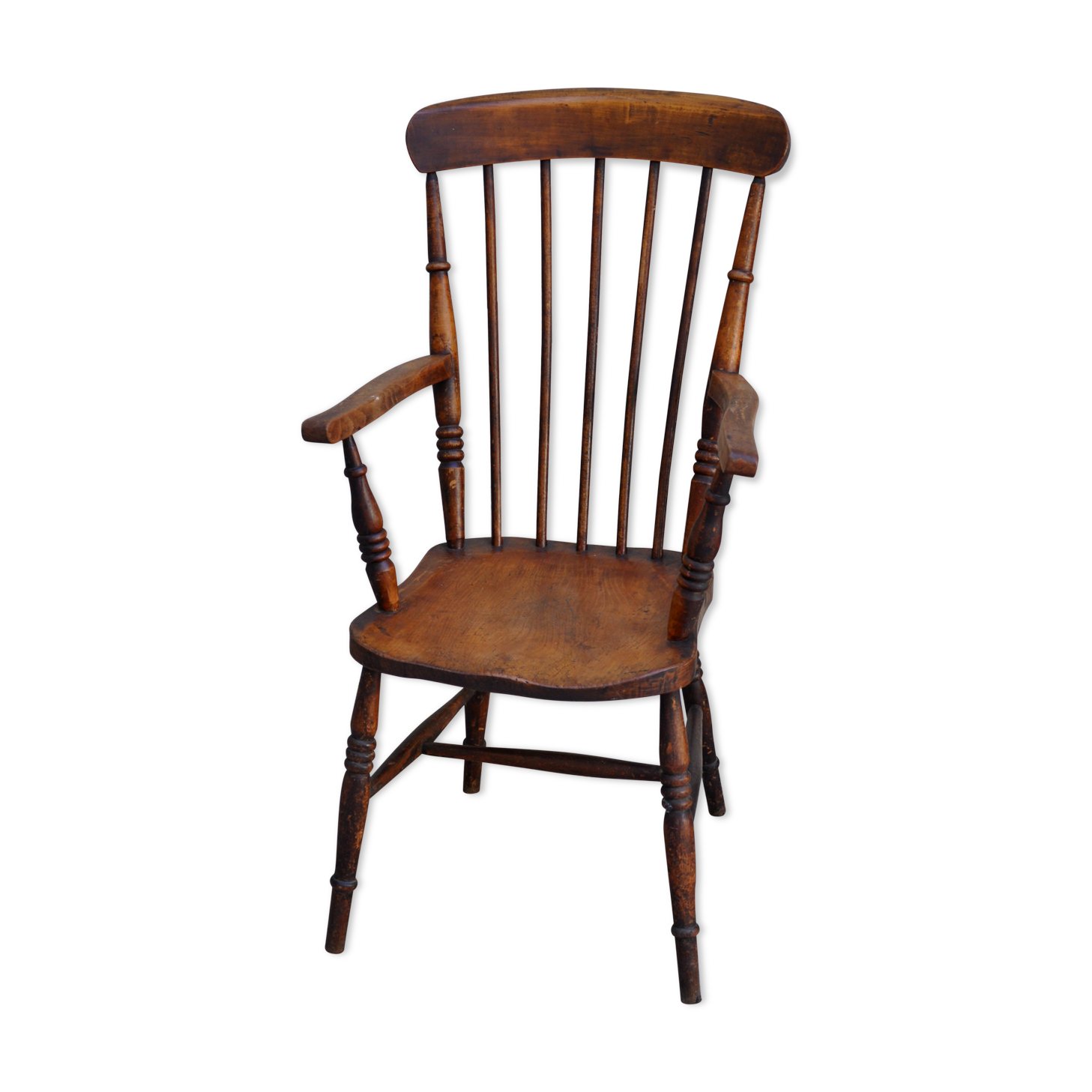 Fauteuil anglais bois