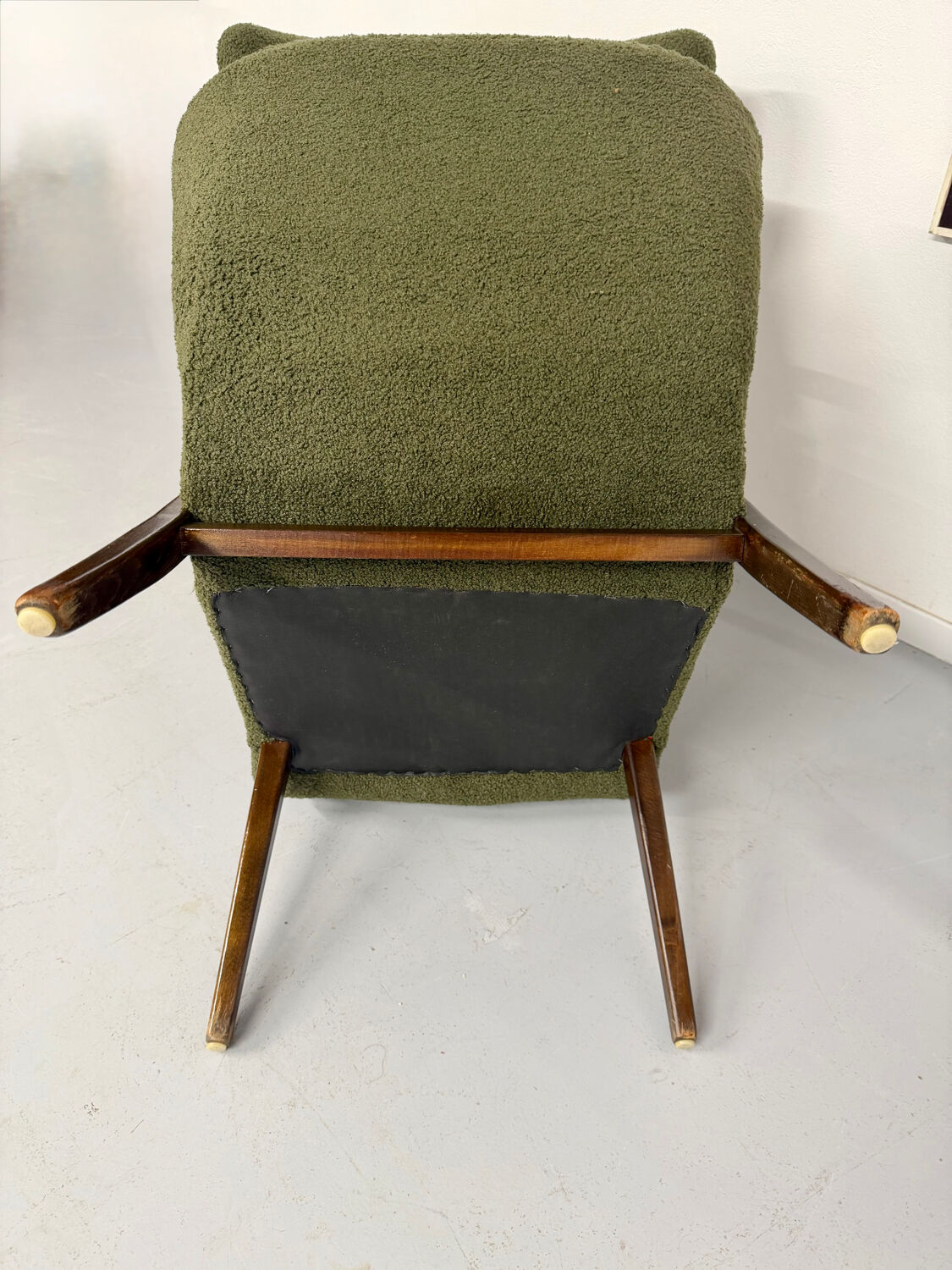 Set of 2 wing chairs in Scandinavian design from the 1960s.