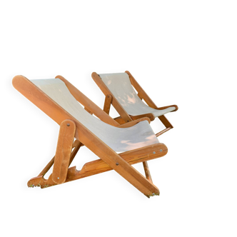 Pierre Béguet deckchairs for Ikea 1970