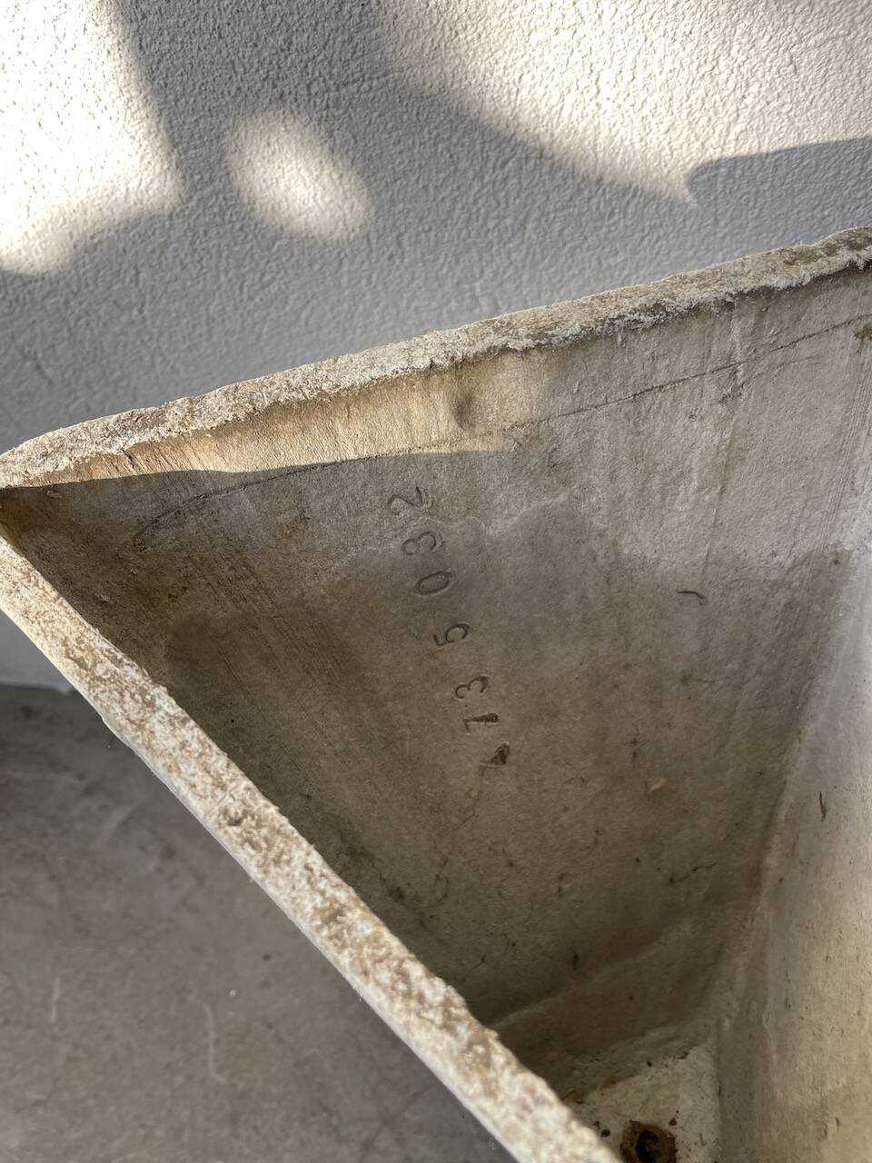 Planters jardinières fibrociment triangulaires