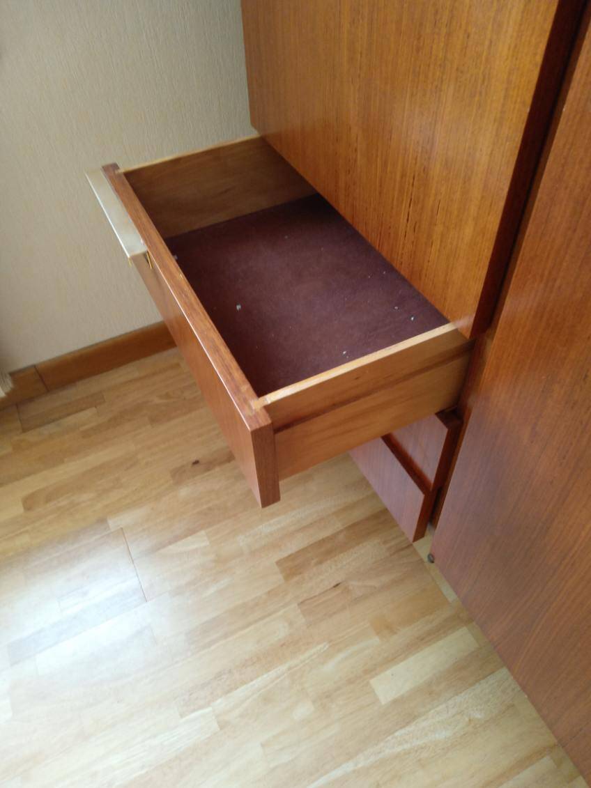 Vintage 3-door wardrobe