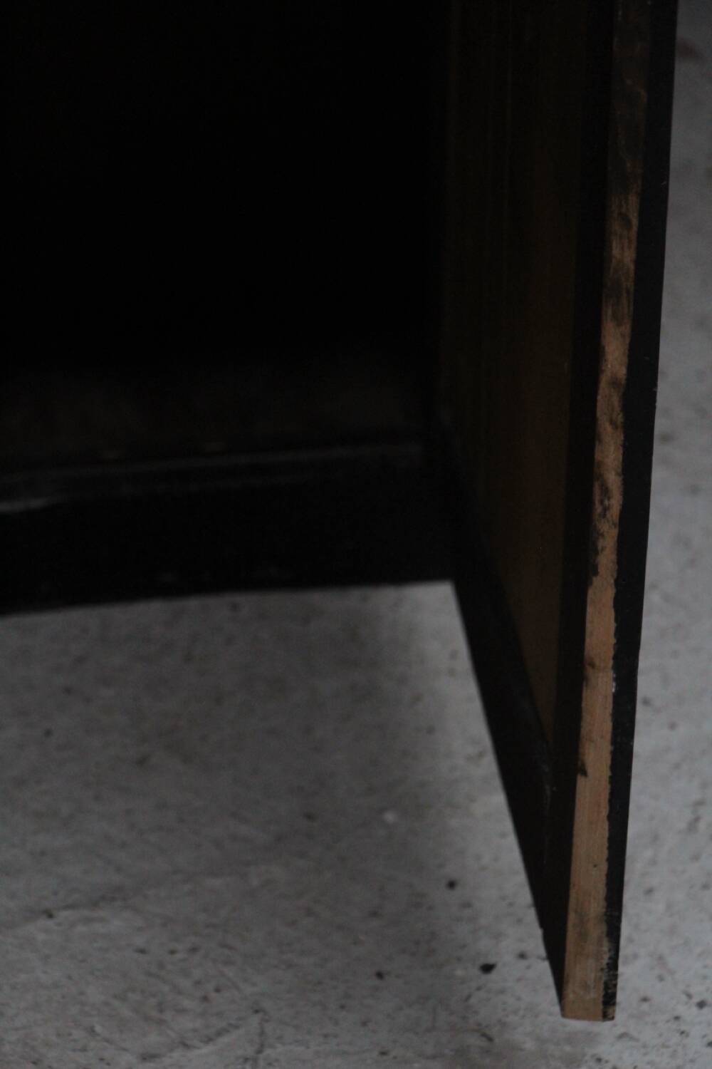 Parisian buffet furniture black patina 1940