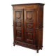 Antique panelled wardrobe from the 19th century.