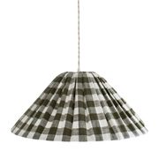 Malala "khaki" large tile conical pendant light
