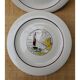 Set of 7 plates