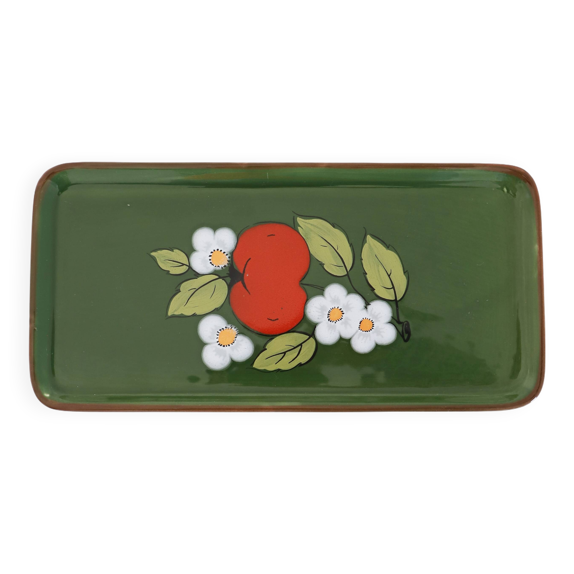 Vintage 70s ZELLER KERAMIK cake plate
